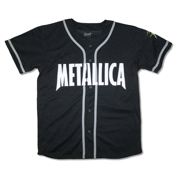 Vintage Metallica Baseball Jersey, Men's Fashion, Tops & Sets