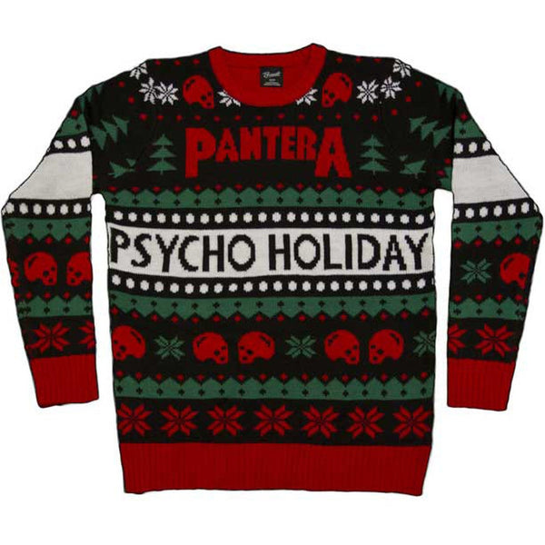Pantera Psycho Holiday Logo Edition - Limited Christmas Sweater Ugly Cyberteez