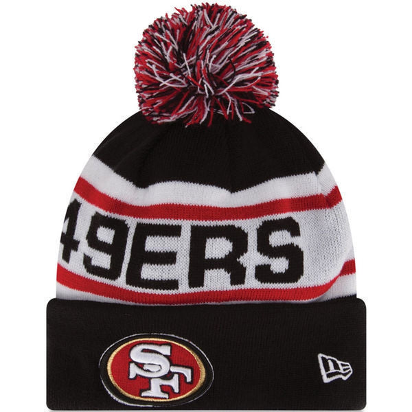 San Francisco 49ers NFL New Era On Field Sport Knit 2015-16 Pom Beanie -  Cyberteez