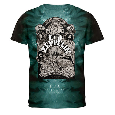 LED Zeppelin Wembley 71 Tie-Dye T-Shirt - S