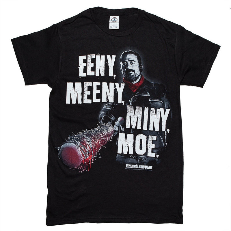 Walking Dead Eeny Meeny Miny Moe Lucille Bat T-Shirt - Cyberteez